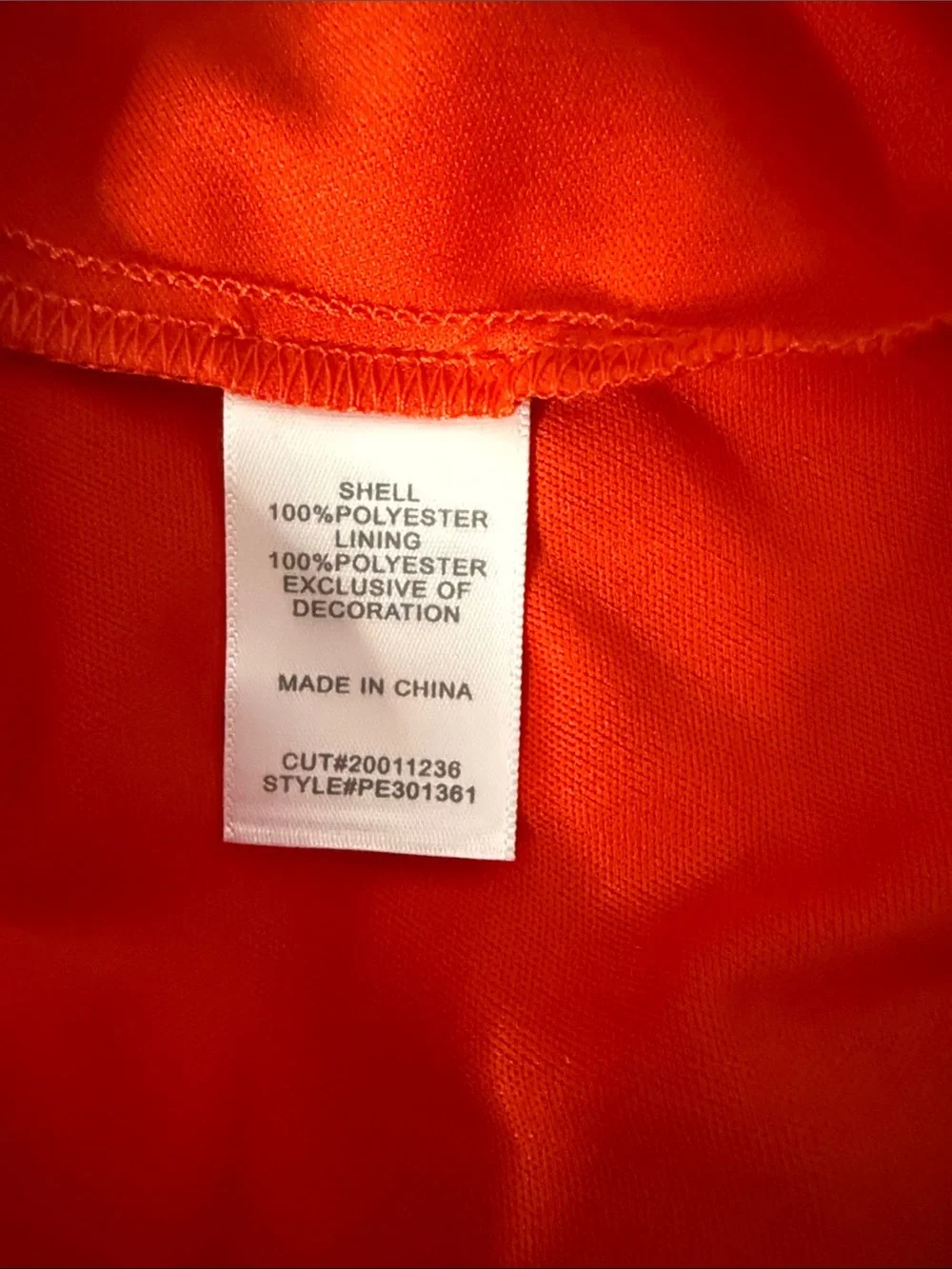 Premier Amour Bright Orange and Pink Floral Pattern Sundress